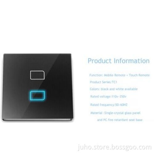Touch Switch with LED Light Design